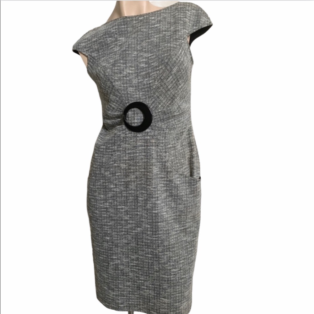 David Meister Textured Dress - Picture 1 of 8